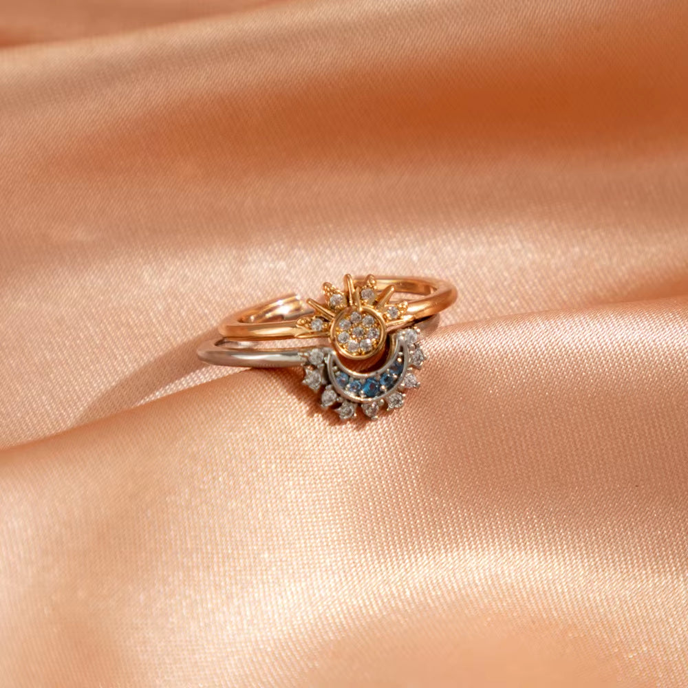 New Stainless Steel Magnetic Sun Moon Couple Necklace Fashion Chain for Men and Women Good Friend Gifts Trend Jewelry