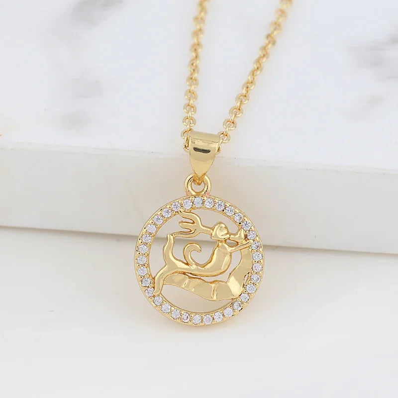 Constellation Necklace Scorpio Leo Capricorn Aquarius Necklace Zodiac Libra Taurus Virgo Gemini Sagittarius Pisces Aries Cancer